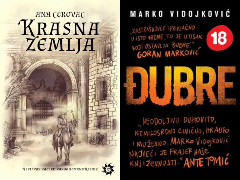 Knjigopsija: "Krsnik" i "Krasna zemlja" Ane Cerovac i "Đubre" Marka Vidojkovića