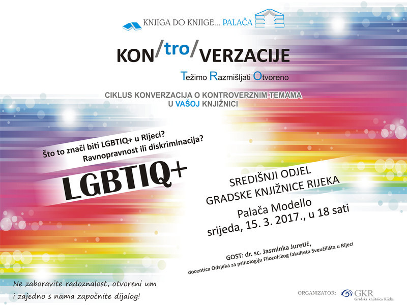 Ciklus "Knjiga do knjige...palača": Kon(tro)verzacije: LGBTIQ+