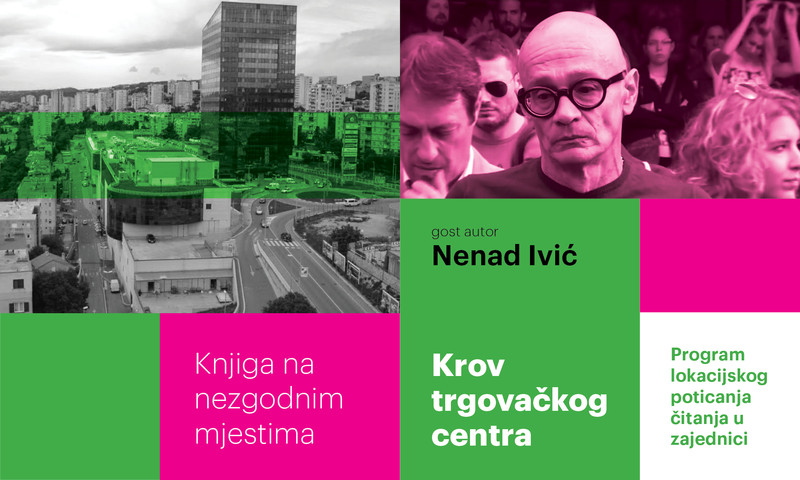 Knjiga na nezgodnim mjestima: Nenad Ivić na krovu trgovačkog centra o povijesti čitanja i knjige 