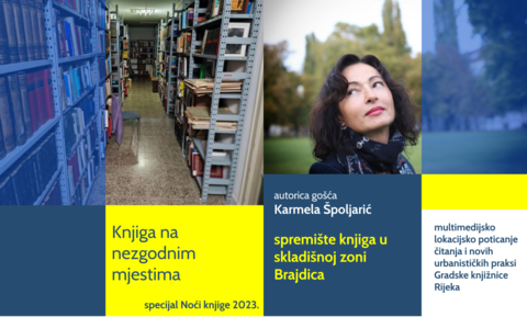 Knjiga na nezgodnim mjestima, posebno izdanje u Noći knjige: s Karmelom Špoljarić u spremištu knjiga