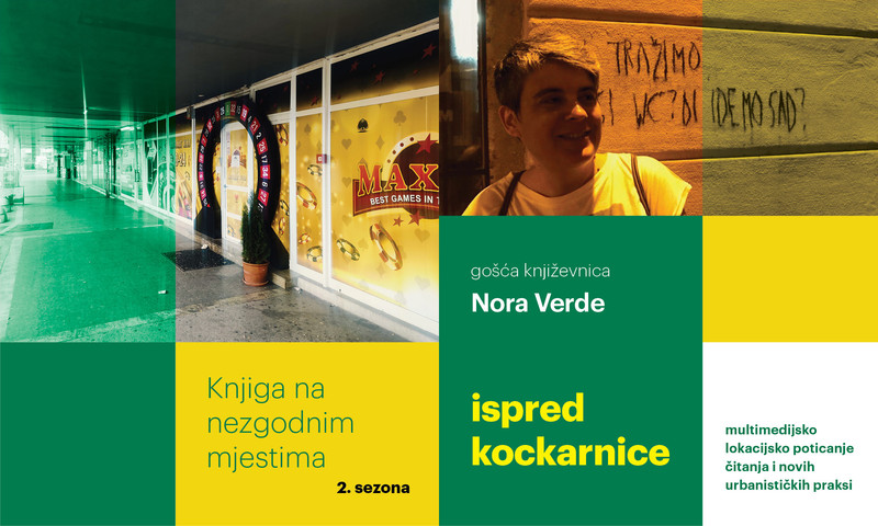 Knjiga na nezgodnim mjestima: susret s autoricom Norom Verde ispred kockarnice na Turniću 