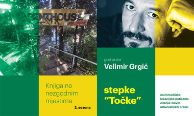 Knjiga na nezgodnim mjestima: Velimir Grgić i knjiga o kultu samopomoći na stepenicama "Točke" 