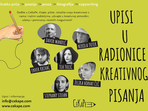 Upisi u radionice u Centru za kreativno pisanje Rijeka